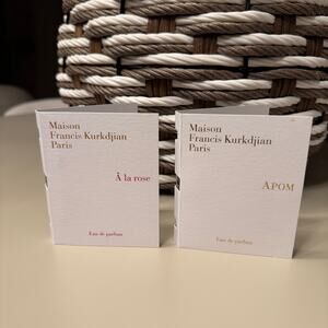 Set of Brand new Maison Francis Kurkdjian Fragrances Eau De Parfum Samples